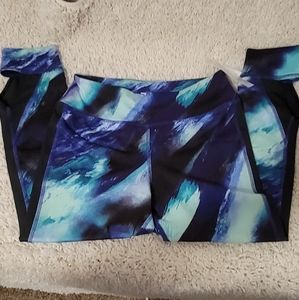 Zella High Waist Crop leggings, Size XL